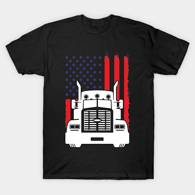 American truckdriver T-Shirt by BunnyCreative